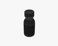 Medicine Small Glass Bottle With Label Mockup 3D-Modell