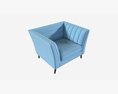 Armchair Piano 3D 모델 