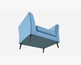 Armchair Piano 3D-Modell