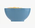 Bowl With Cornflakes 01 3d model