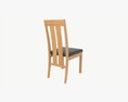 Chair Turin Light Oak 3D 모델 