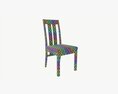 Chair Turin Light Oak 3D модель