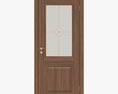 Classic Wooden Interior Door With Furniture 017 3D 모델 