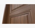 Classic Wooden Interior Door With Furniture 019 3d model