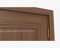 Classic Wooden Interior Door With Furniture 019 3D 모델 