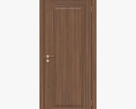 Classic Wooden Interior Door With Furniture 020 3D-Modell