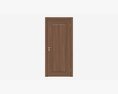 Classic Wooden Interior Door With Furniture 020 3D модель