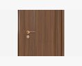 Classic Wooden Interior Door With Furniture 020 Modèle 3d