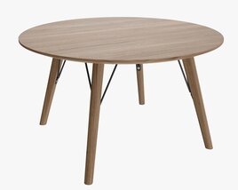 Coffee Table Helena Round 01 Modelo 3D