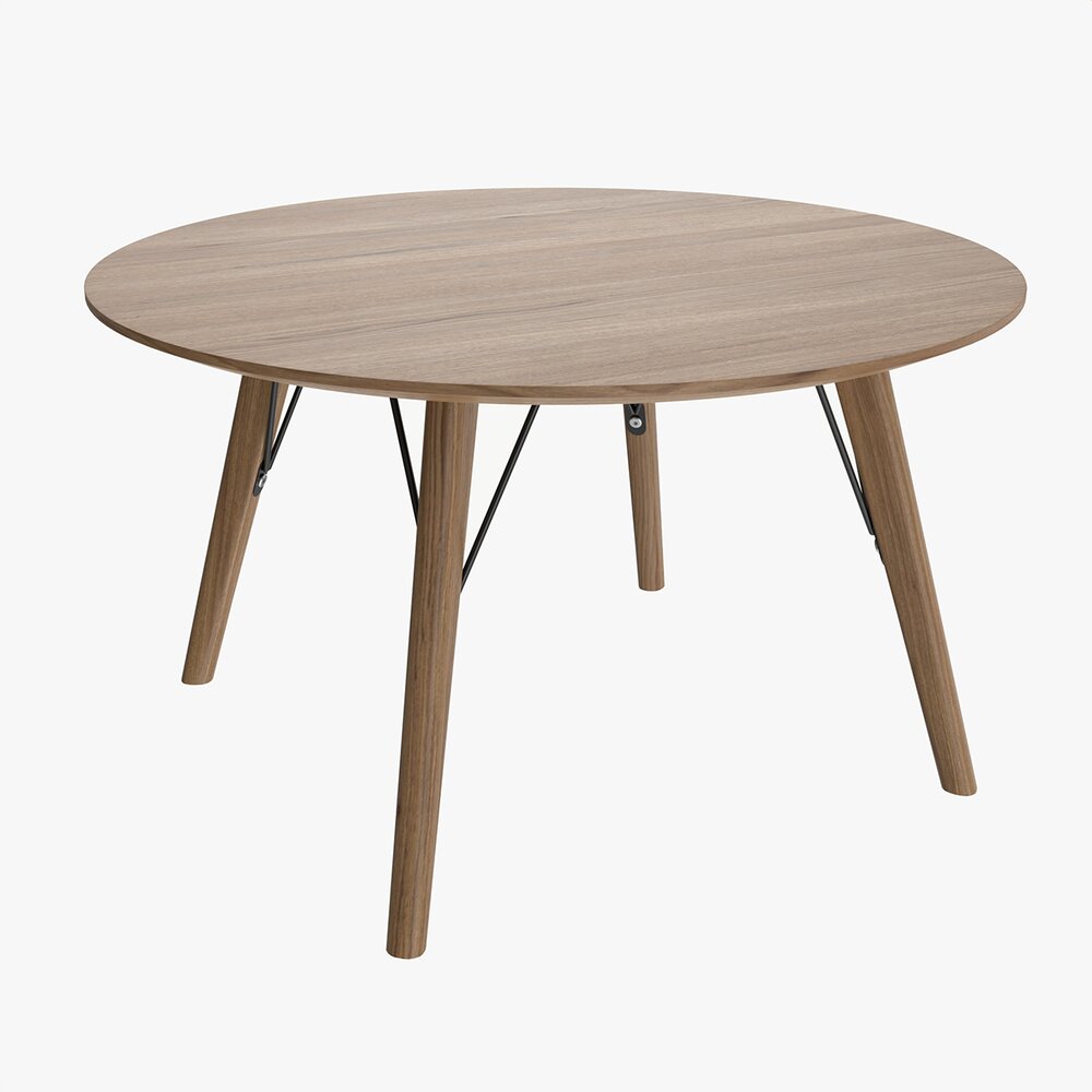 Coffee Table Helena Round 01 3d model
