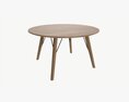 Coffee Table Helena Round 01 3D-Modell