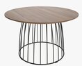 Coffee Table Helena Round 02 3d model