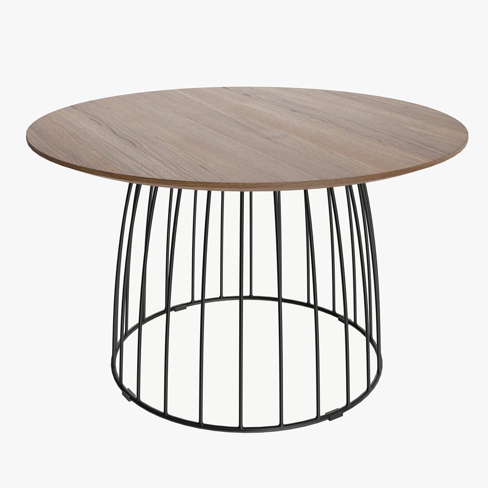 Coffee Table Helena Round 02 3d model