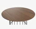 Coffee Table Helena Round 02 3D-Modell