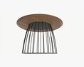 Coffee Table Helena Round 02 3D 모델 