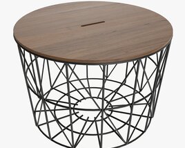 Coffee Table Helena Round 03 3D 모델 