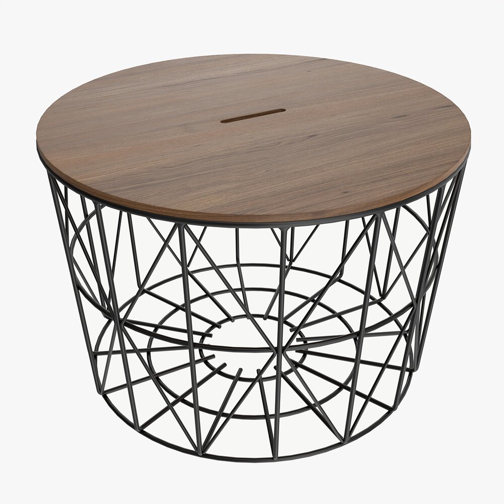Coffee Table Helena Round 03 3D model