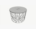 Coffee Table Helena Round 03 3D-Modell