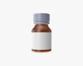 Medicine Glass Bottle For Pills Modèle 3d