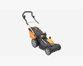 Cordless Lawnmower Yard Force LM G34A Modelo 3D