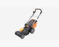Cordless Lawnmower Yard Force LM G34A 3d model