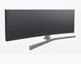 Curved Smart TV 55 Inch 3D-Modell