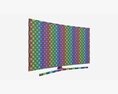 Curved Smart TV 55 Inch 3D-Modell