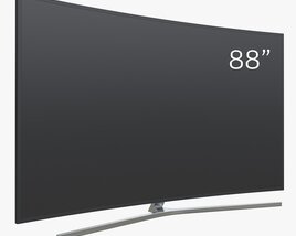Curved Smart TV 88 Inch 3D модель