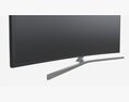 Curved Smart TV 88 Inch 3D 모델 