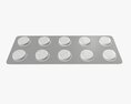 Pills In Blister Pack 02 Modèle 3d