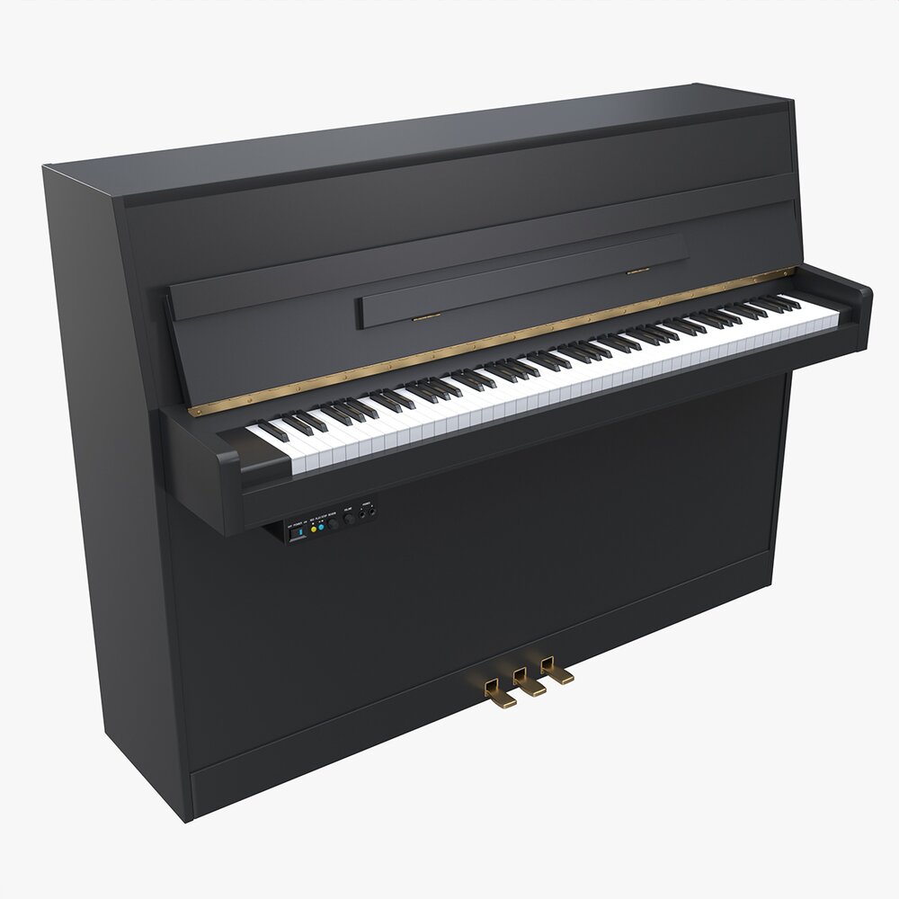 Digital Piano Musical Instruments 06 3D-Modell