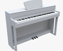 Digital Piano Musical Instruments 07 3D-Modell