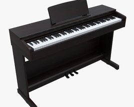 Digital Piano Musical Instruments 08 Modello 3D