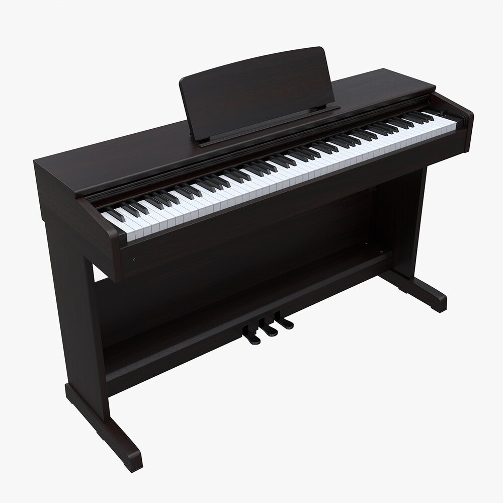 Digital Piano Musical Instruments 08 Modèle 3d