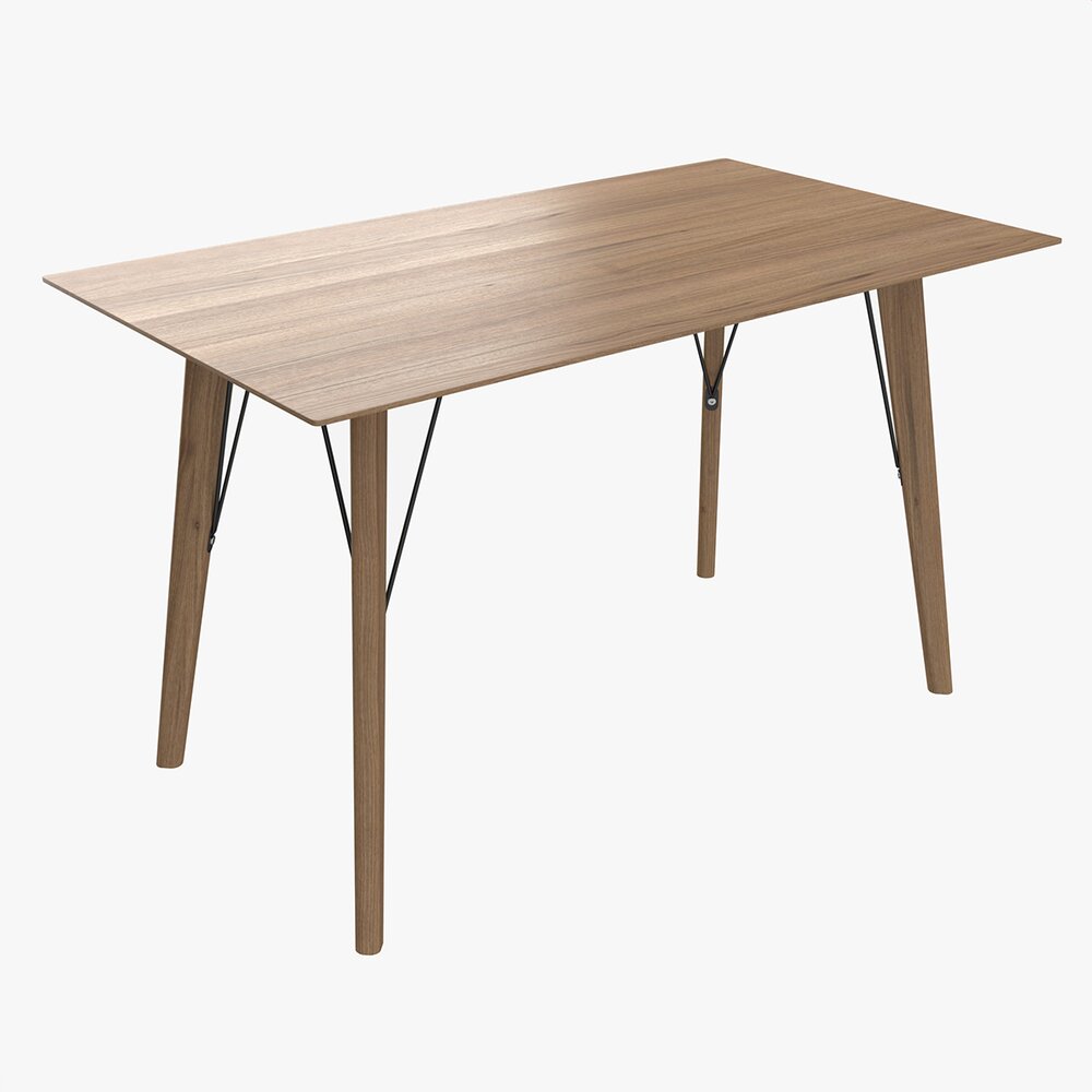 Dining Table Helena Rectangle 3D model