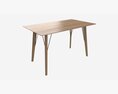 Dining Table Helena Rectangle 3D-Modell