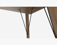 Dining Table Helena Rectangle Modello 3D