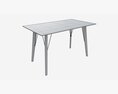 Dining Table Helena Rectangle 3d model