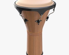 Djembe Drum African Musical Instruments 3D 모델 