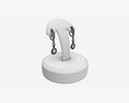 Earrings Leather Display Holder Stand 02 Modelo 3D