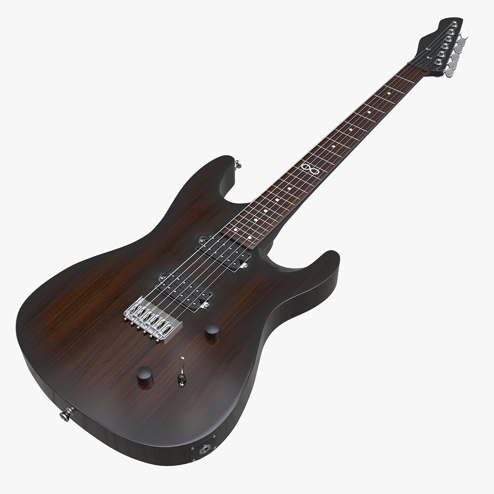 Electric Guitar 01 3D model