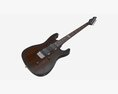 Electric Guitar 01 3d model