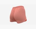 Fitness Shorts For Women Pink 3d model