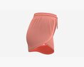 Fitness Shorts For Women Pink 3d model