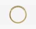 Gold Diamond Ring Jewelry 01 Modèle 3d