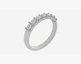 Gold Diamond Ring Jewelry 01 3D模型