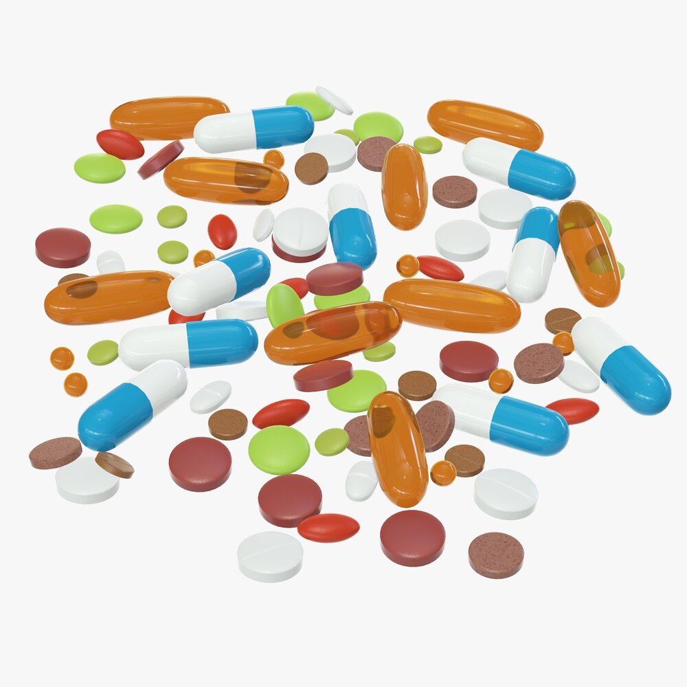 Medicine Pills 03 3D-Modell