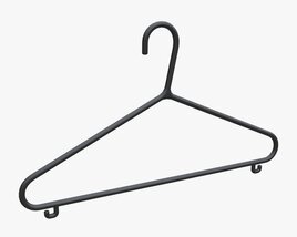 Hanger For Clothes Plastic 02 3D-Modell