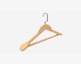 Hanger For Clothes Wooden 01 Light 3D模型
