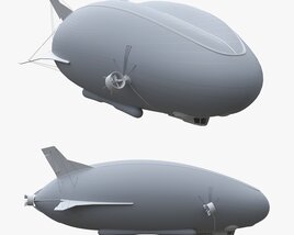 Hybrid Air Vehicle Airlander 3D-Modell